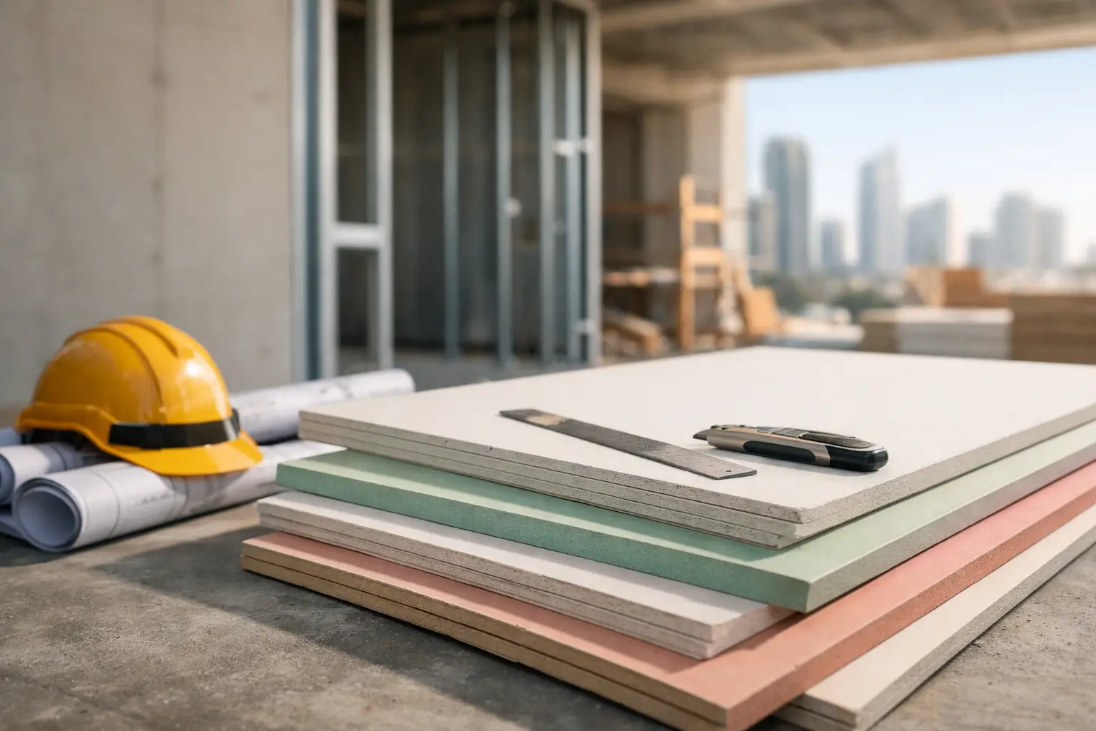Gypsum Board Selection for UAE Project Sites