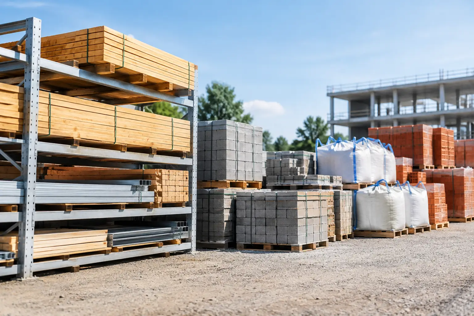 Top Building Material Storage Methods for Sites